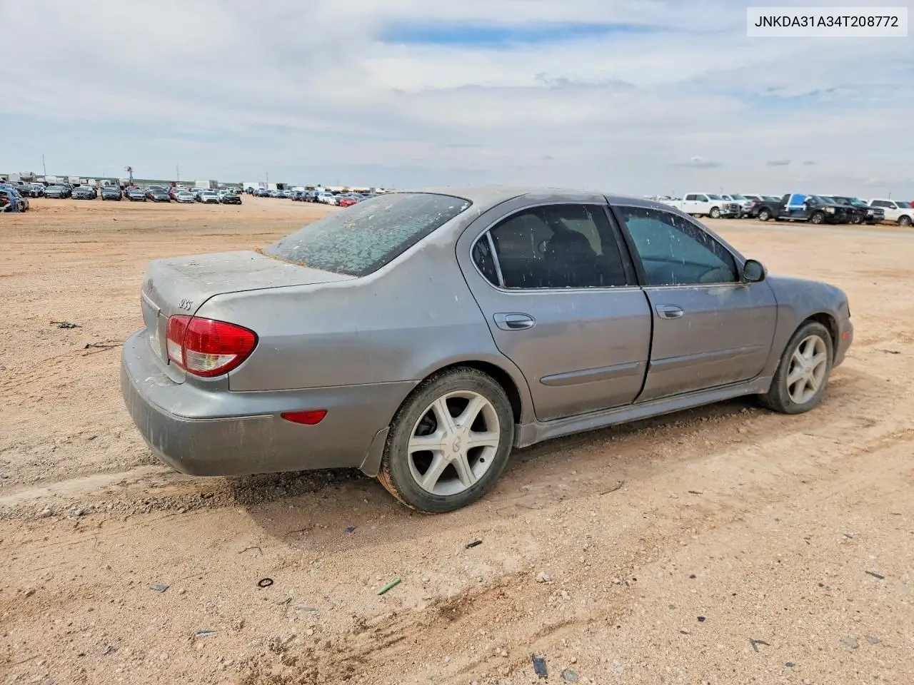 2004 Infiniti I35 Base VIN: JNKDA31A34T208772 Lot: 55201066
