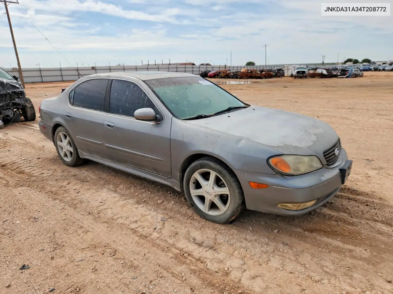 2004 Infiniti I35 Base VIN: JNKDA31A34T208772 Lot: 55201066