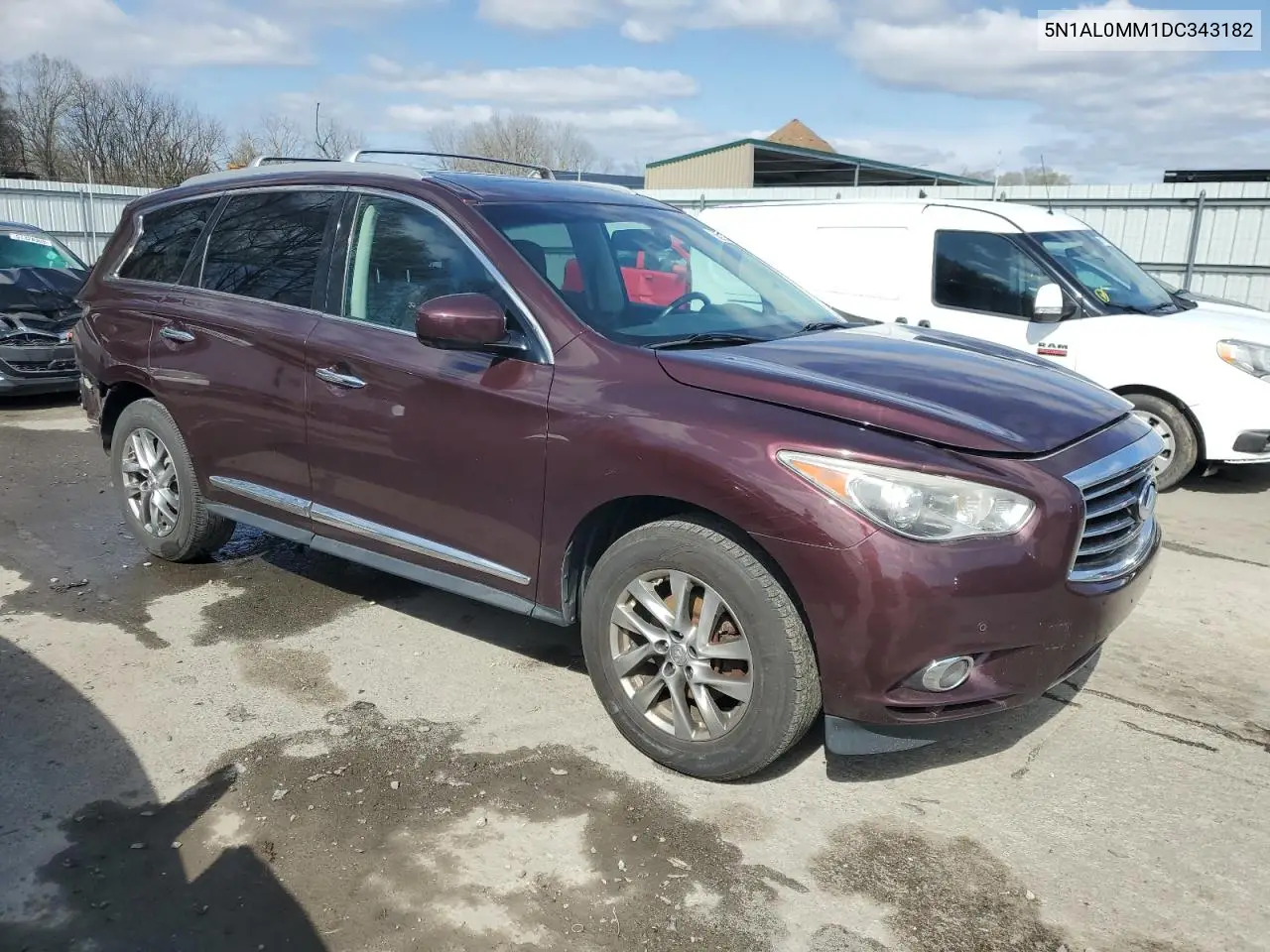 2013 Infiniti Jx35 VIN: 5N1AL0MM1DC343182 Lot: 41731476
