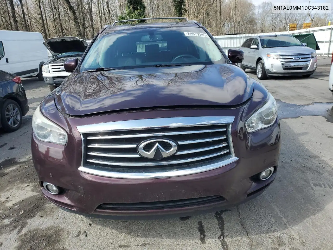 2013 Infiniti Jx35 VIN: 5N1AL0MM1DC343182 Lot: 41731476