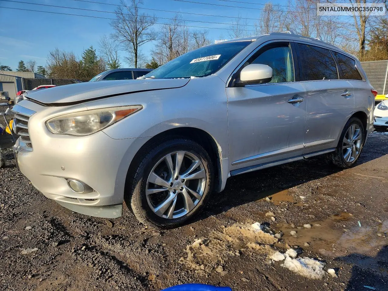 2013 Infiniti Jx35 Base VIN: 5N1AL0MM9DC350798 Lot: 45677006
