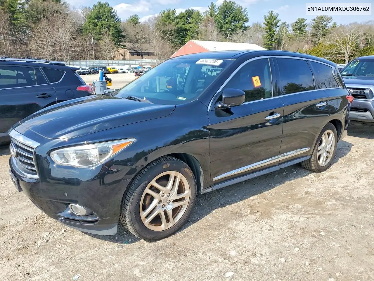 2013 Infiniti Jx35 Base VIN: 5N1AL0MMXDC306762 Lot: 46907806
