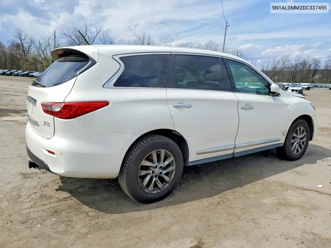 2013 Infiniti Jx35 Base VIN: 5N1AL0MM2DC337455 Lot: 49475196