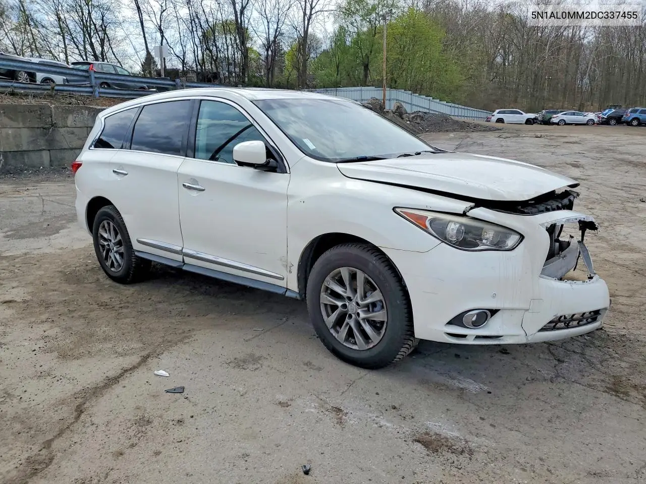 2013 Infiniti Jx35 Base VIN: 5N1AL0MM2DC337455 Lot: 49475196