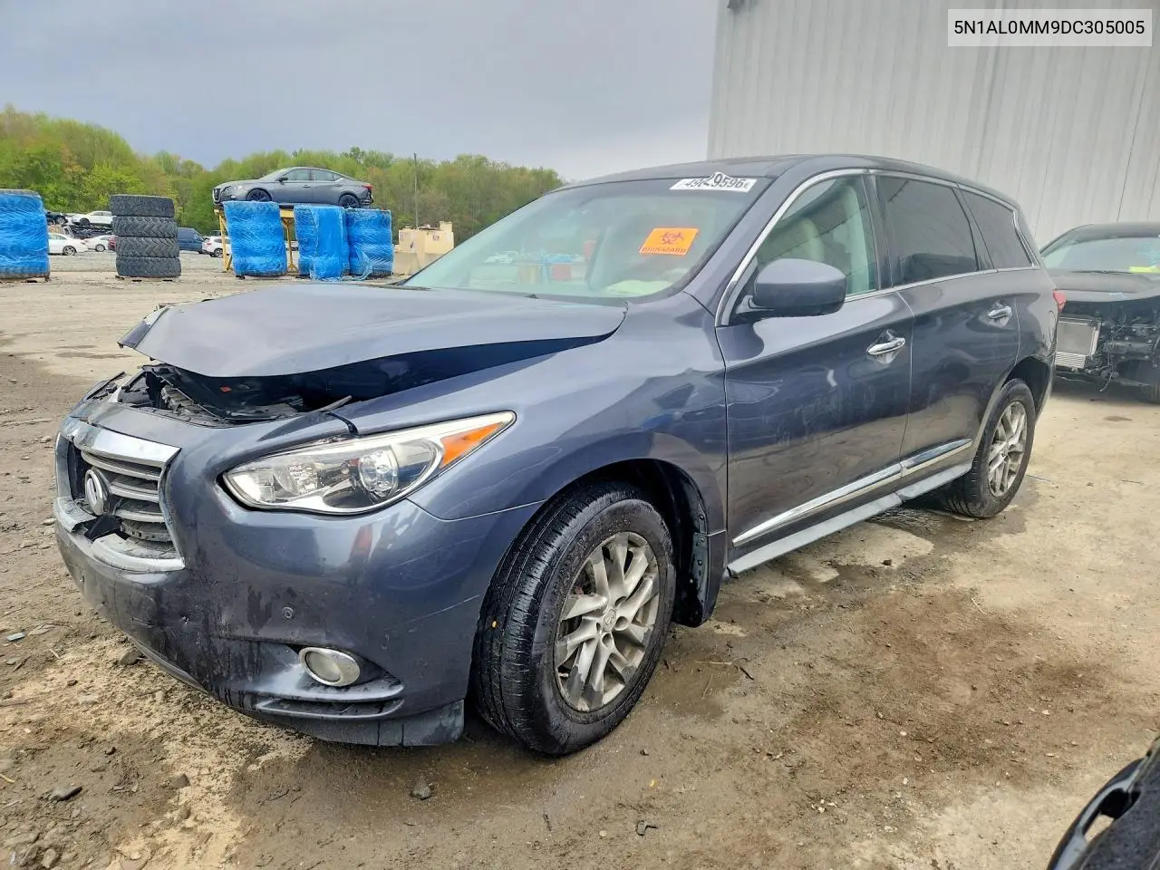 2013 Infiniti Jx35 Base VIN: 5N1AL0MM9DC305005 Lot: 49629596