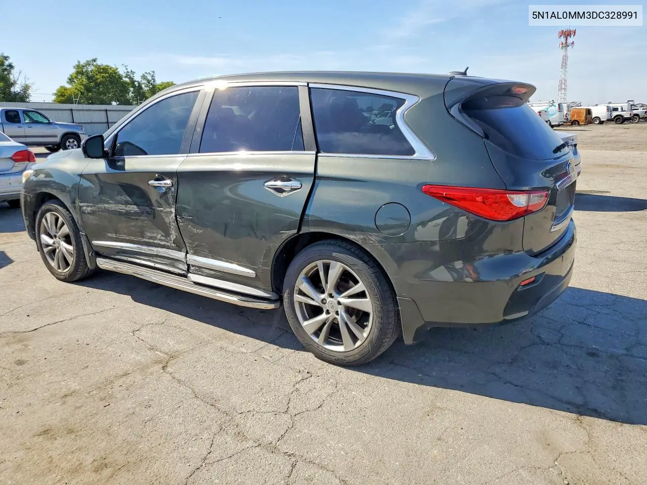 2013 Infiniti Jx35 Base VIN: 5N1AL0MM3DC328991 Lot: 49937956
