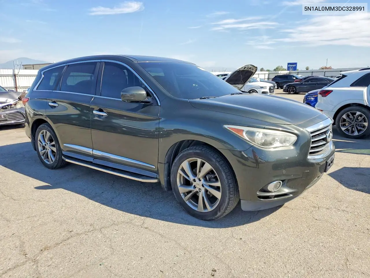 2013 Infiniti Jx35 Base VIN: 5N1AL0MM3DC328991 Lot: 49937956