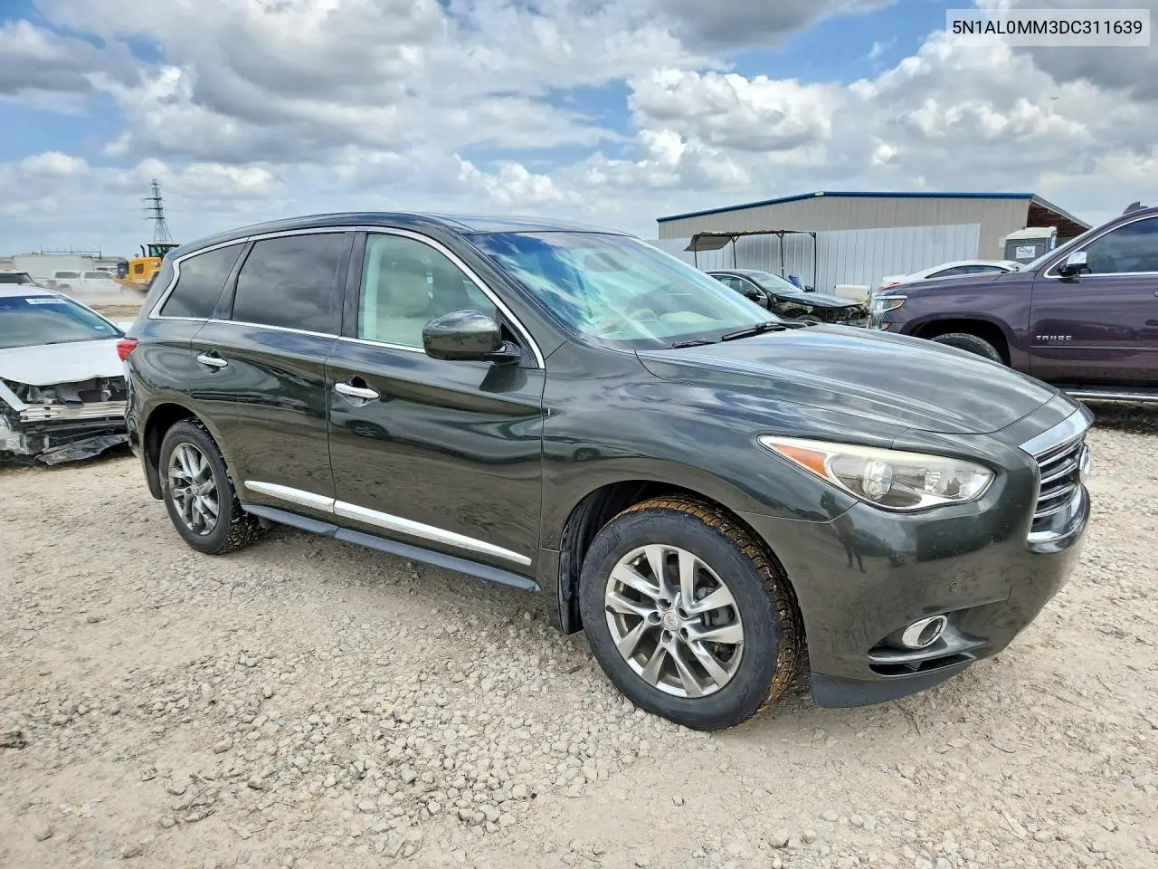 2013 Infiniti Jx35 Base VIN: 5N1AL0MM3DC311639 Lot: 49962486