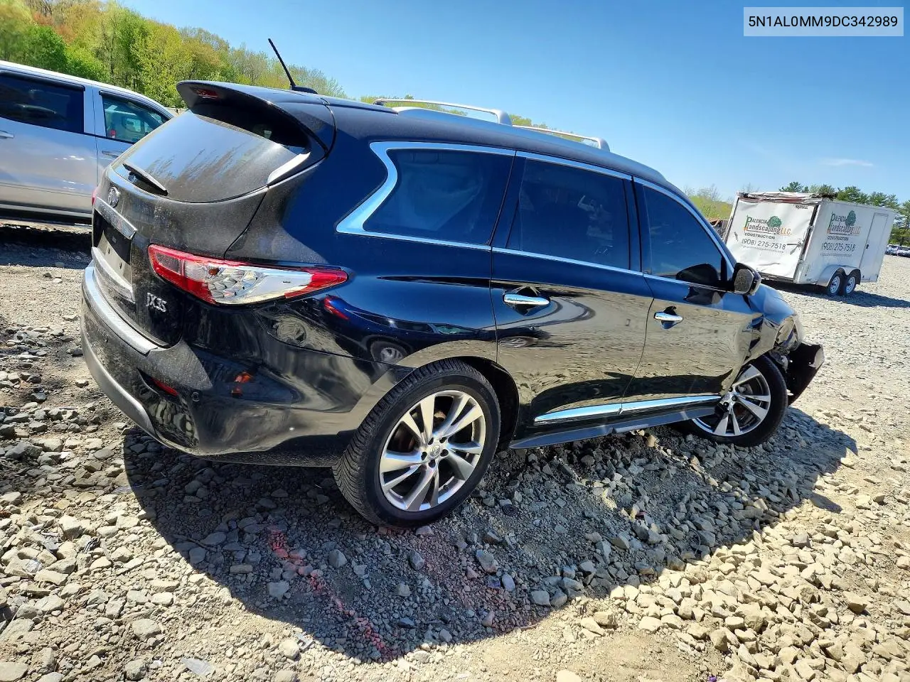 2013 Infiniti Jx35 Base VIN: 5N1AL0MM9DC342989 Lot: 50549486