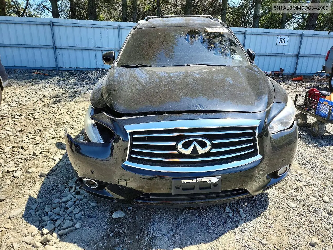 2013 Infiniti Jx35 Base VIN: 5N1AL0MM9DC342989 Lot: 50549486