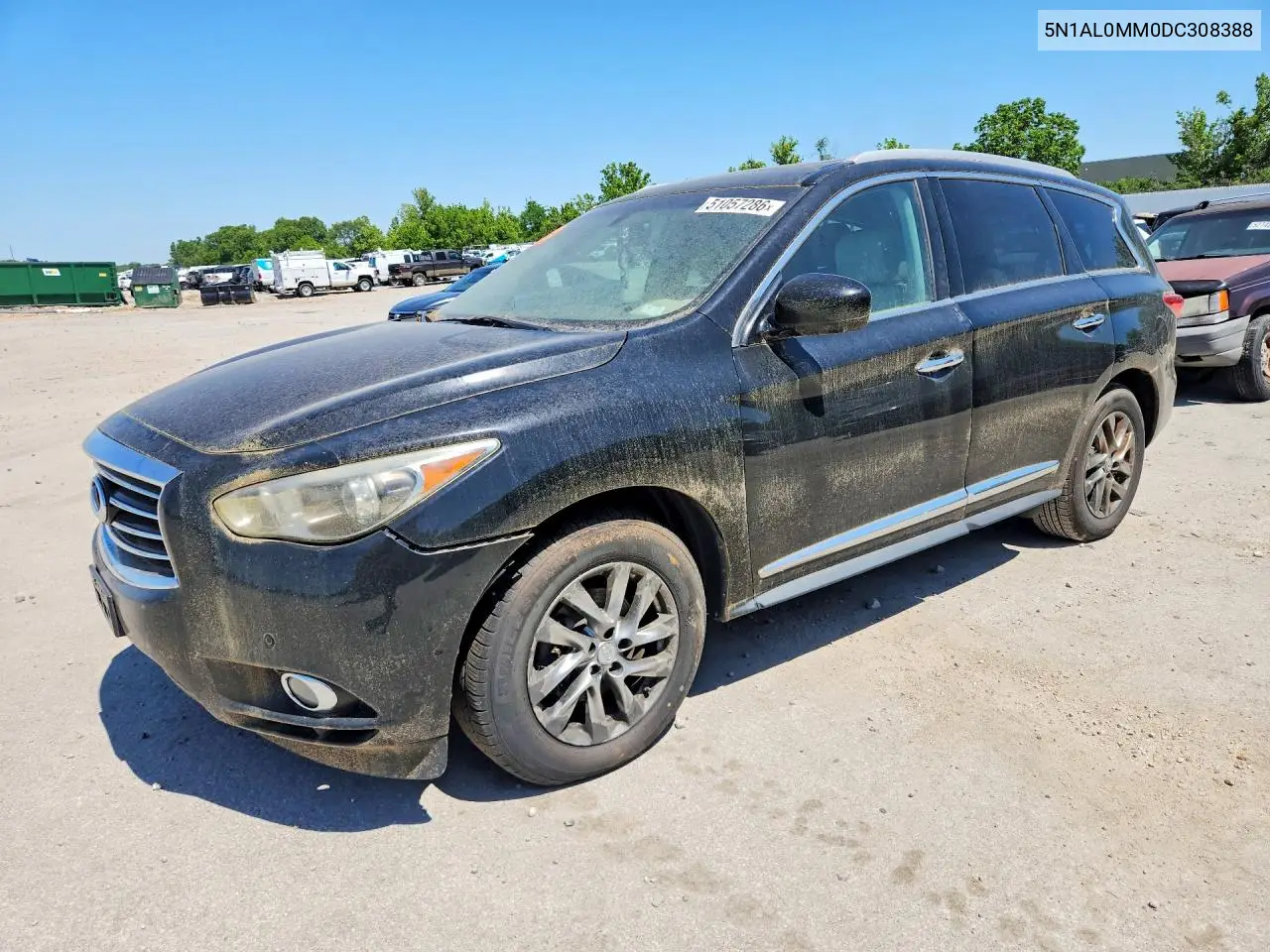 2013 Infi Jx35 VIN: 5N1AL0MM0DC308388 Lot: 51057286
