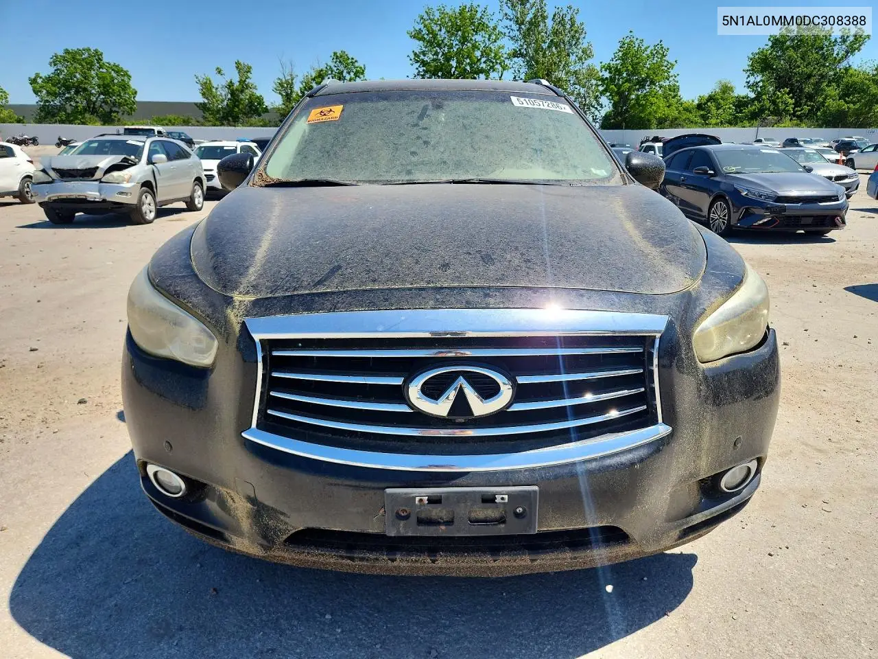 2013 Infi Jx35 VIN: 5N1AL0MM0DC308388 Lot: 51057286