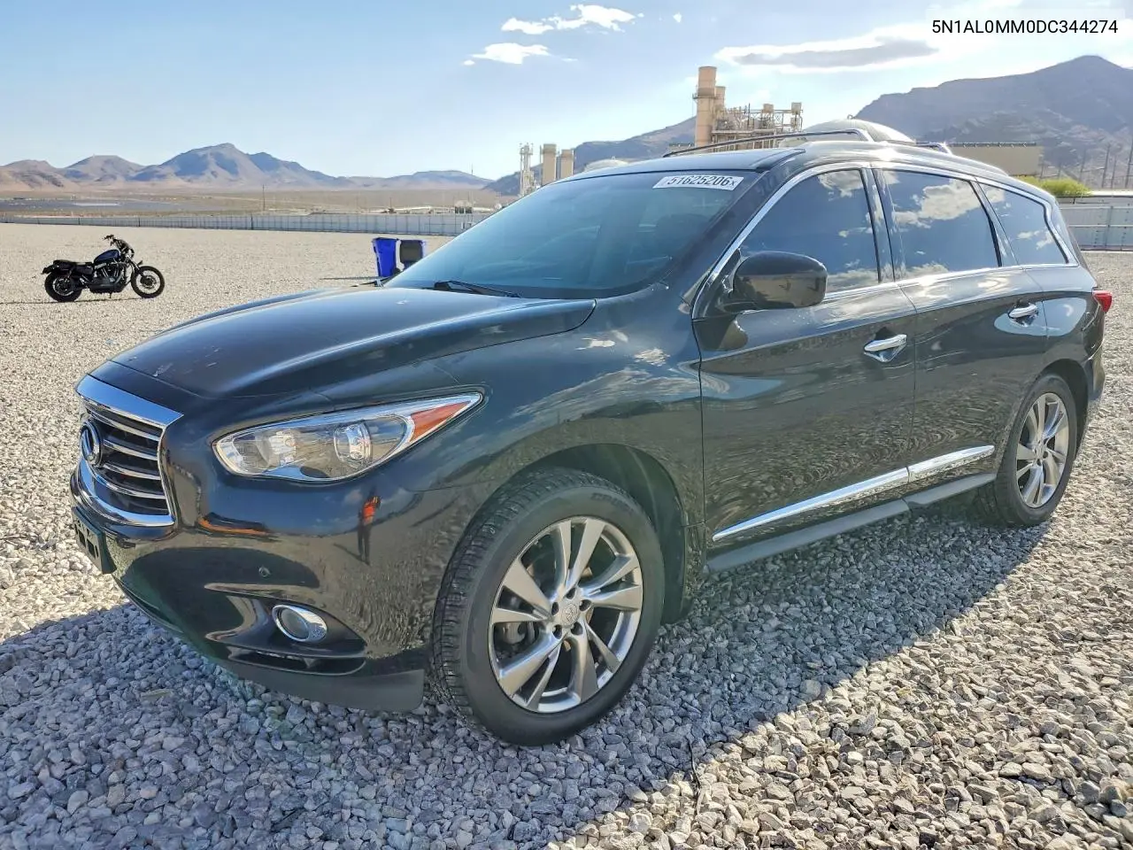 2013 Infiniti Jx35 Base VIN: 5N1AL0MM0DC344274 Lot: 51625206