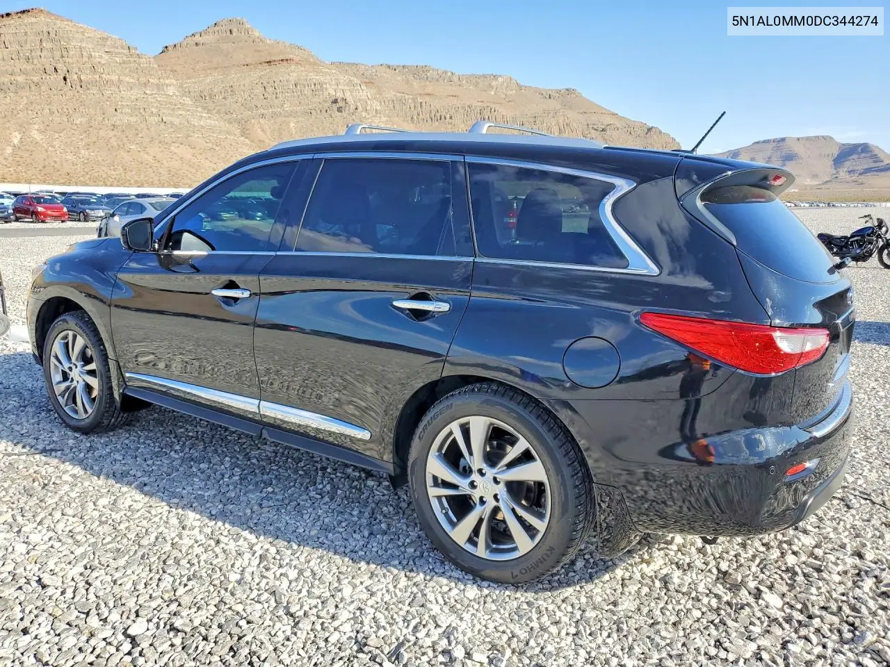 2013 Infiniti Jx35 Base VIN: 5N1AL0MM0DC344274 Lot: 51625206