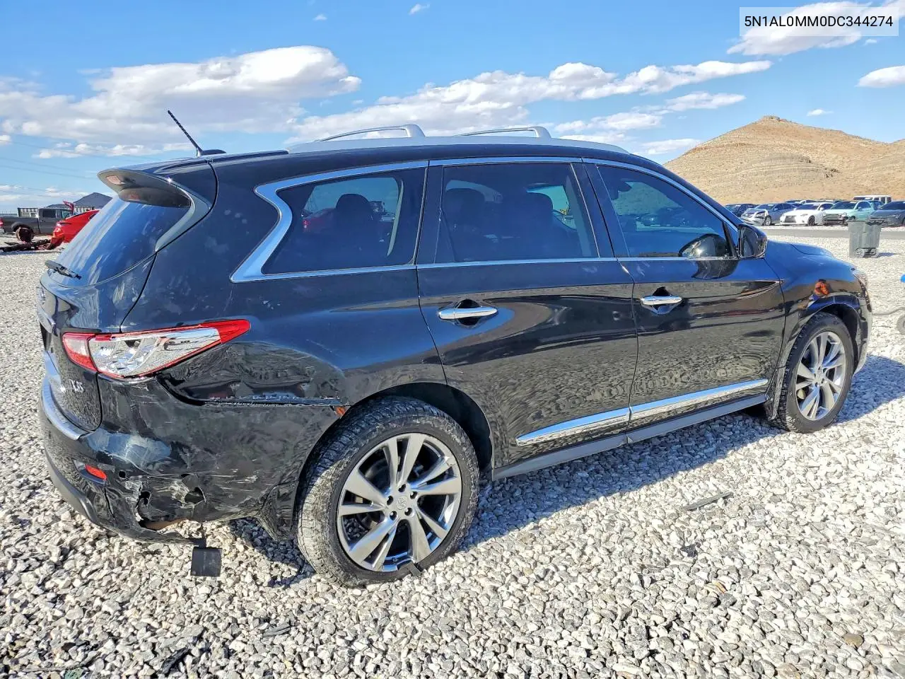 2013 Infiniti Jx35 Base VIN: 5N1AL0MM0DC344274 Lot: 51625206