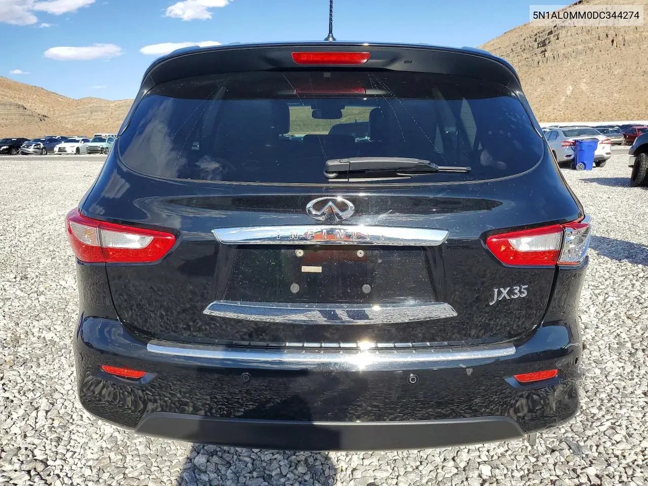 2013 Infiniti Jx35 Base VIN: 5N1AL0MM0DC344274 Lot: 51625206