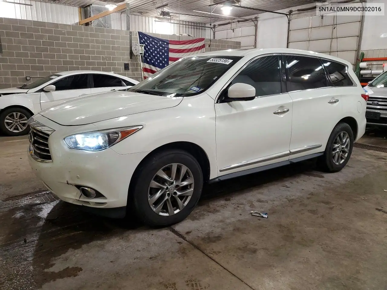 2013 Infiniti Jx35 Base VIN: 5N1AL0MN9DC302016 Lot: 53325156