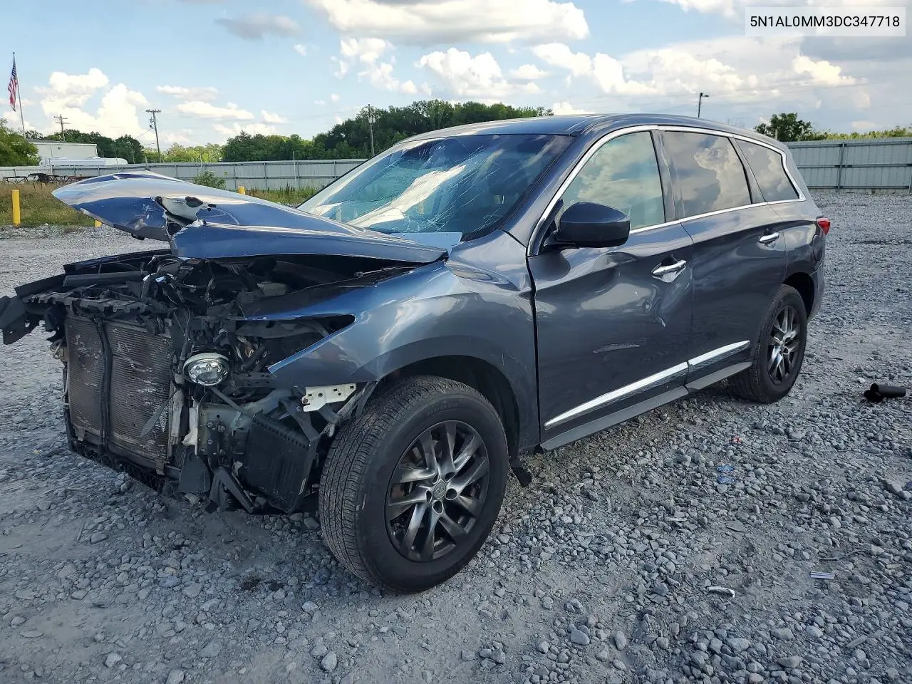 2013 Infiniti Jx35 Base VIN: 5N1AL0MM3DC347718 Lot: 53474006