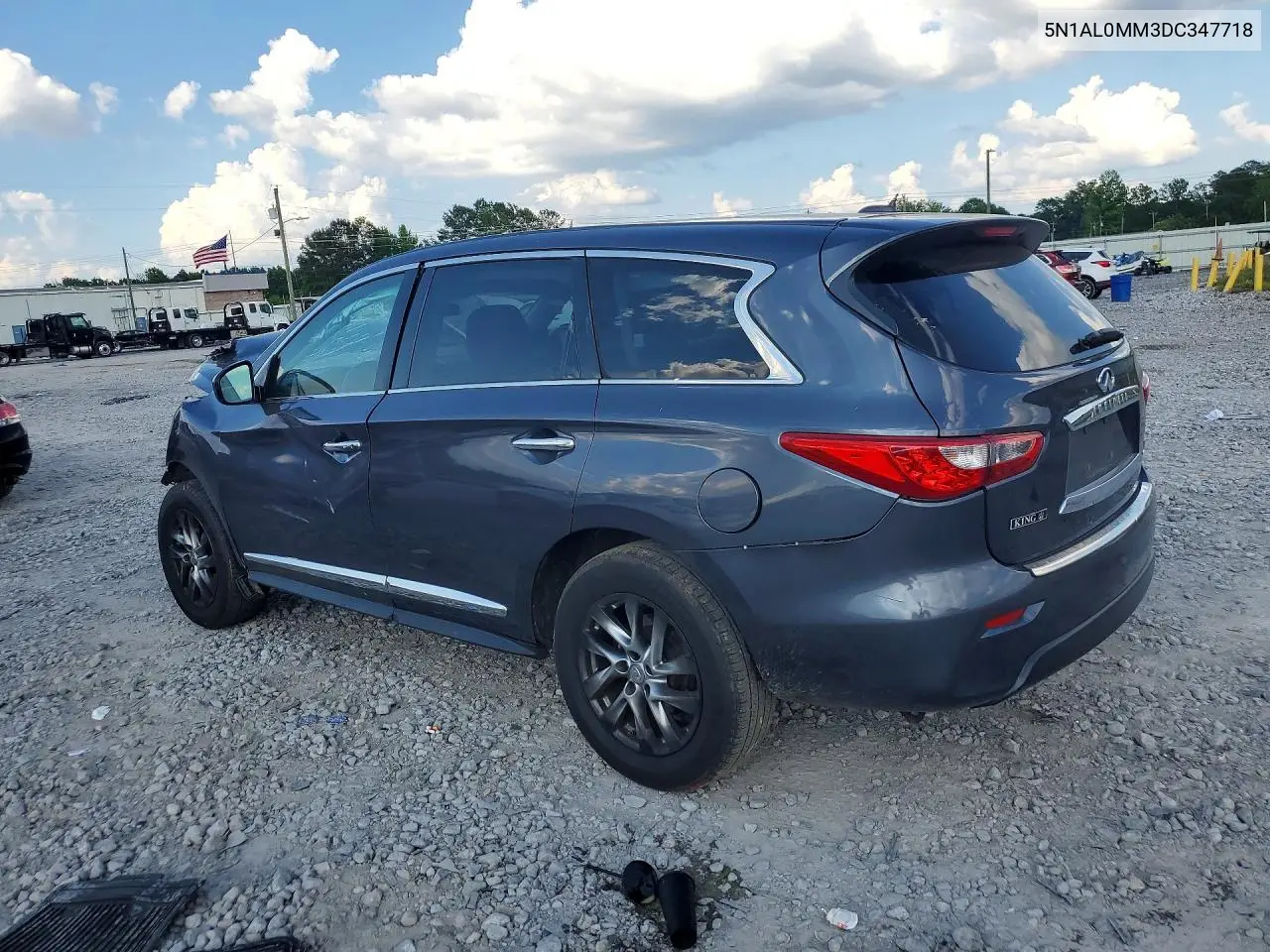 2013 Infiniti Jx35 Base VIN: 5N1AL0MM3DC347718 Lot: 53474006