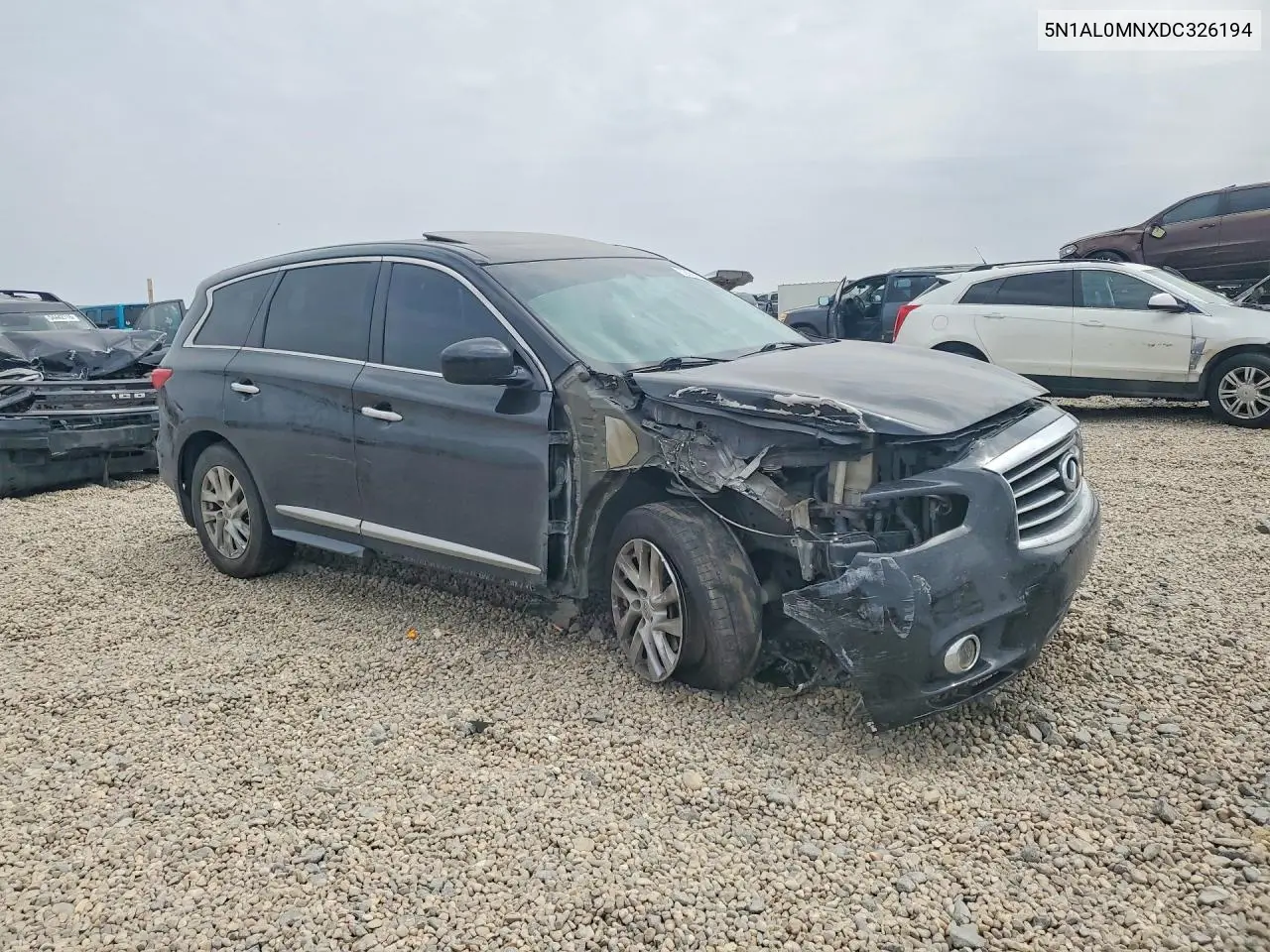 2013 Infiniti Jx35 Base VIN: 5N1AL0MNXDC326194 Lot: 53909486