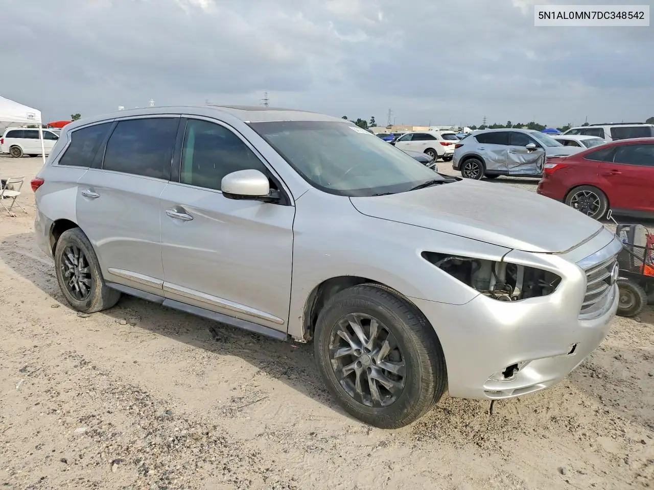 2013 Infiniti Jx35 Base VIN: 5N1AL0MN7DC348542 Lot: 54121536