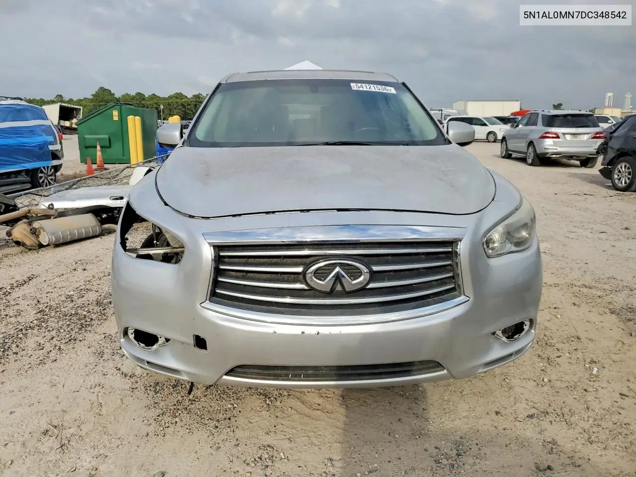 2013 Infiniti Jx35 Base VIN: 5N1AL0MN7DC348542 Lot: 54121536