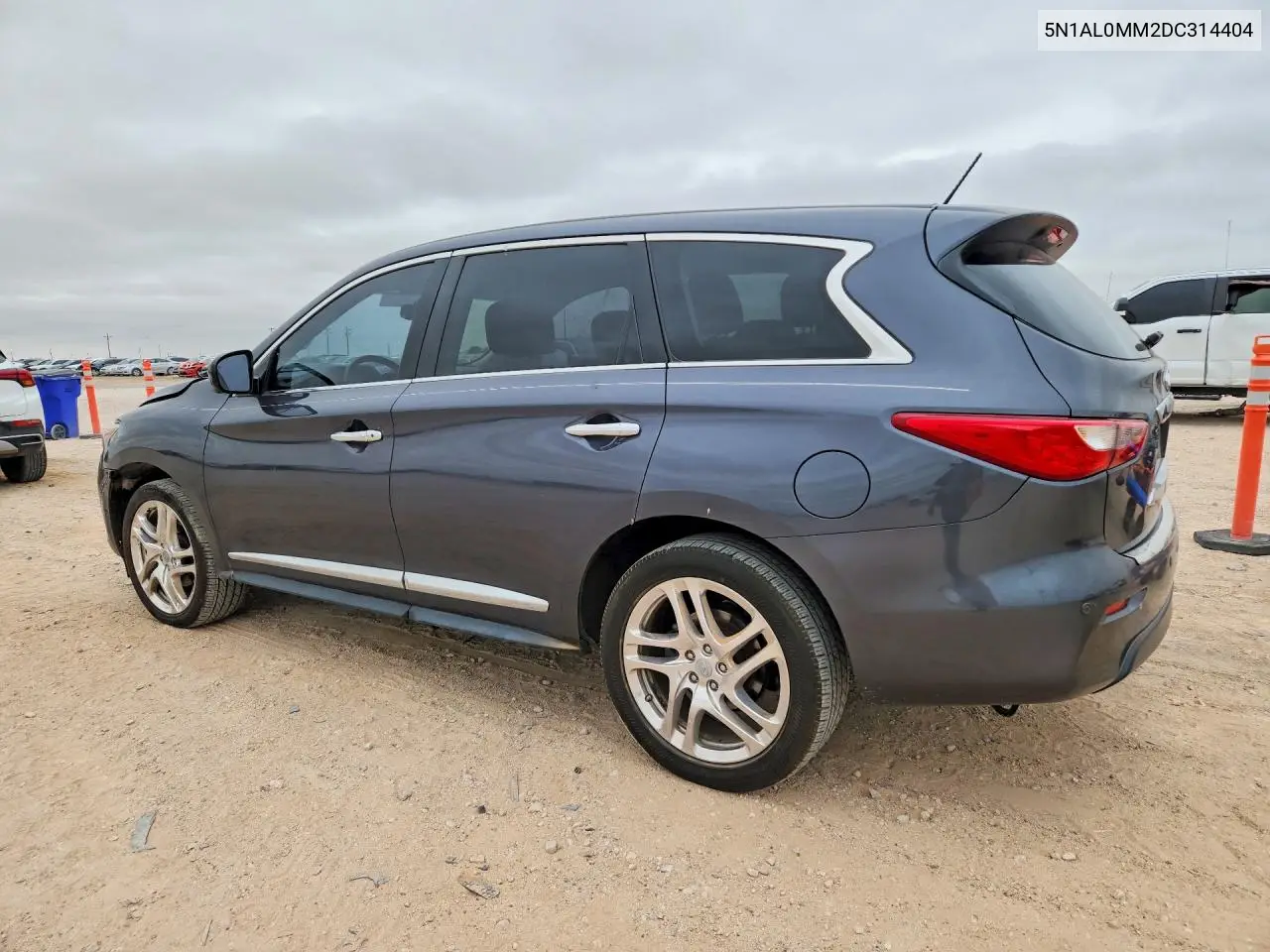 2013 Infiniti Jx35 Base VIN: 5N1AL0MM2DC314404 Lot: 54590656