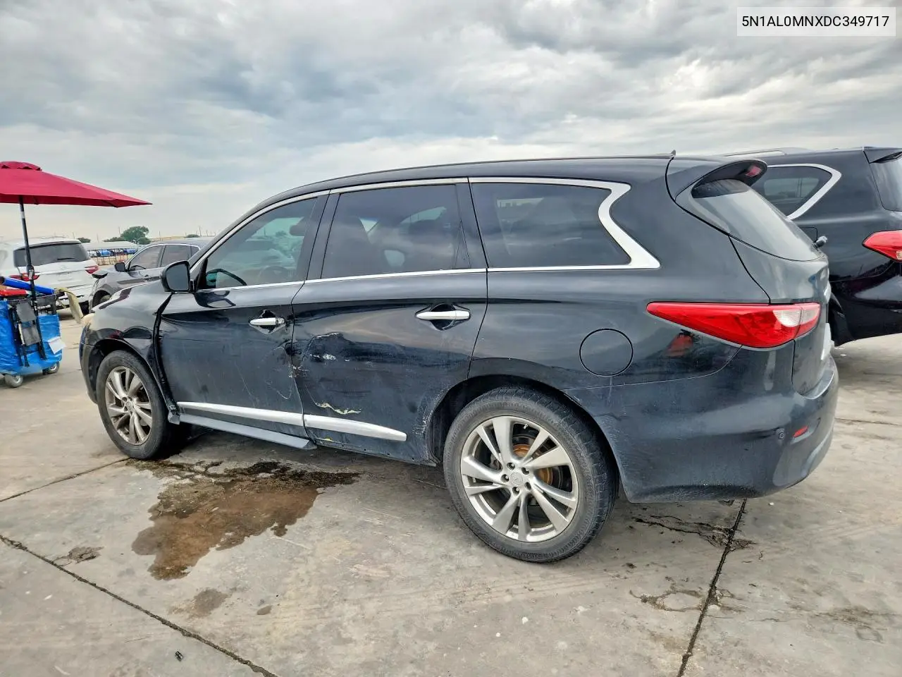2013 Infiniti Jx35 Base VIN: 5N1AL0MNXDC349717 Lot: 54723786