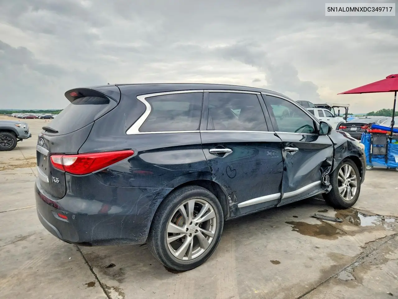 2013 Infiniti Jx35 Base VIN: 5N1AL0MNXDC349717 Lot: 54723786