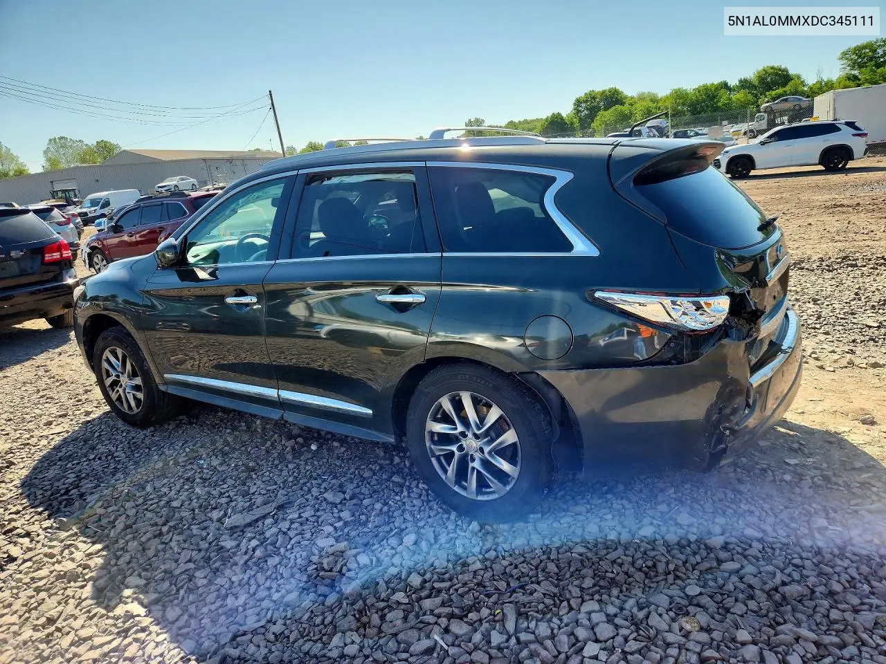 2013 Infiniti Jx35 Base VIN: 5N1AL0MMXDC345111 Lot: 55011486