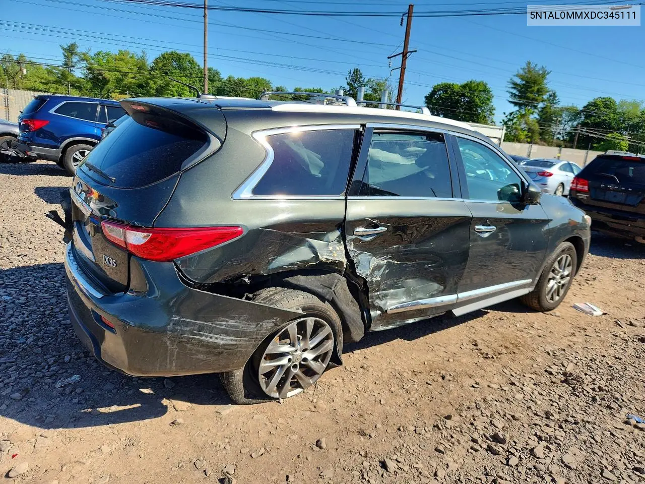 2013 Infiniti Jx35 Base VIN: 5N1AL0MMXDC345111 Lot: 55011486