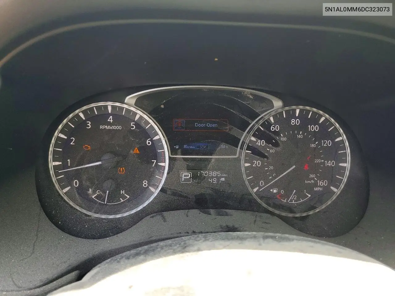 2013 Infiniti Jx35 Base VIN: 5N1AL0MM6DC323073 Lot: 56295196