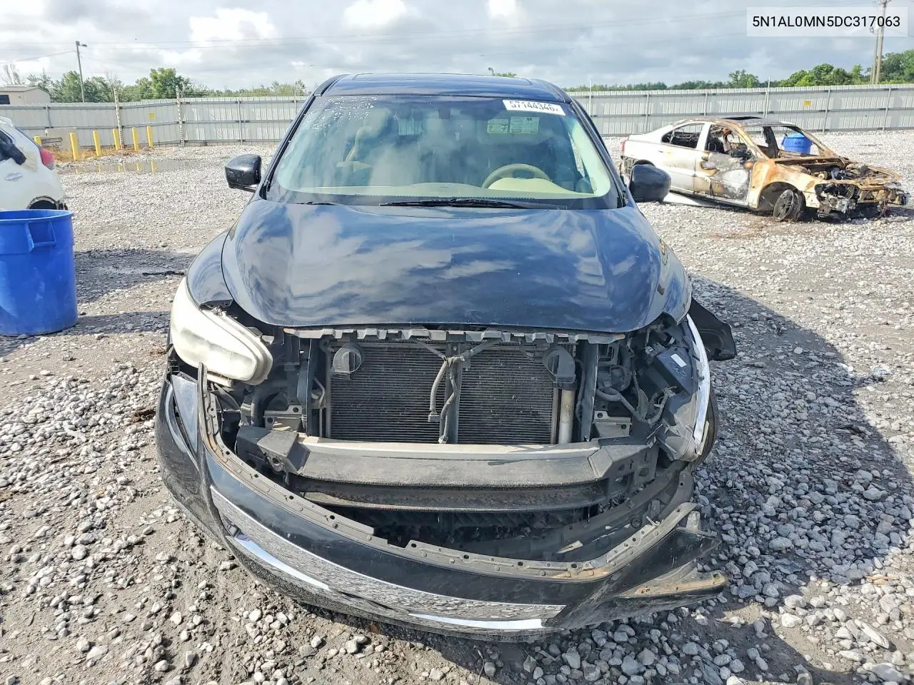 2013 Infiniti Jx35 Base VIN: 5N1AL0MN5DC317063 Lot: 57144346