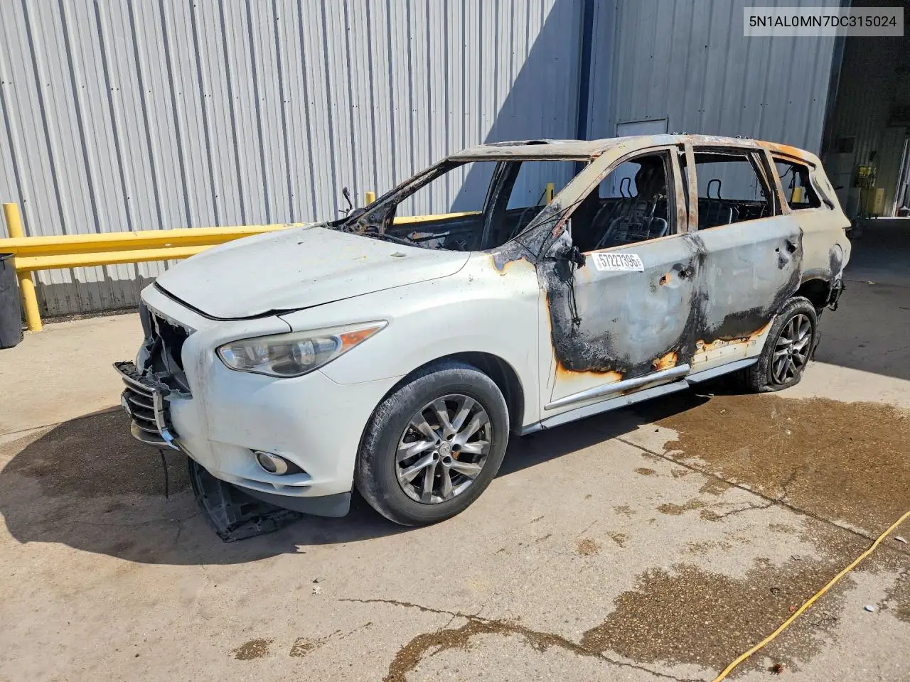 2013 Infiniti Jx35 Base VIN: 5N1AL0MN7DC315024 Lot: 57227396