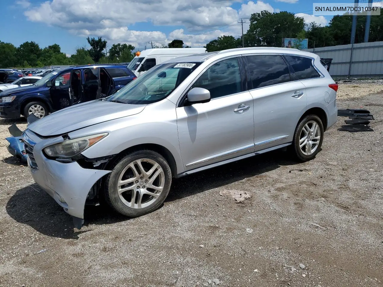 2013 Infiniti Jx35 Base VIN: 5N1AL0MM7DC310347 Lot: 57782906