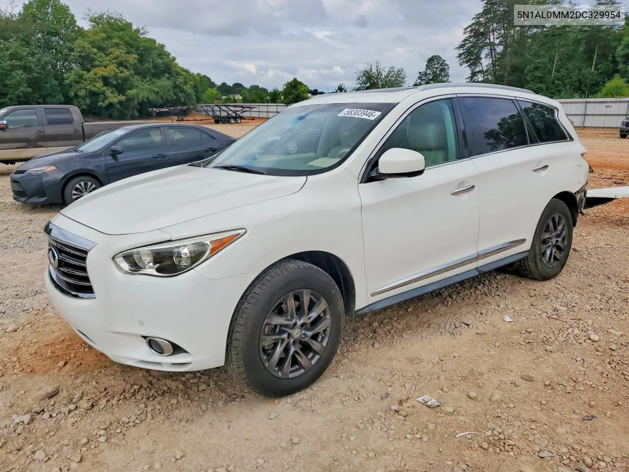 2013 Infiniti Jx35 Base VIN: 5N1AL0MM2DC329954 Lot: 58303946