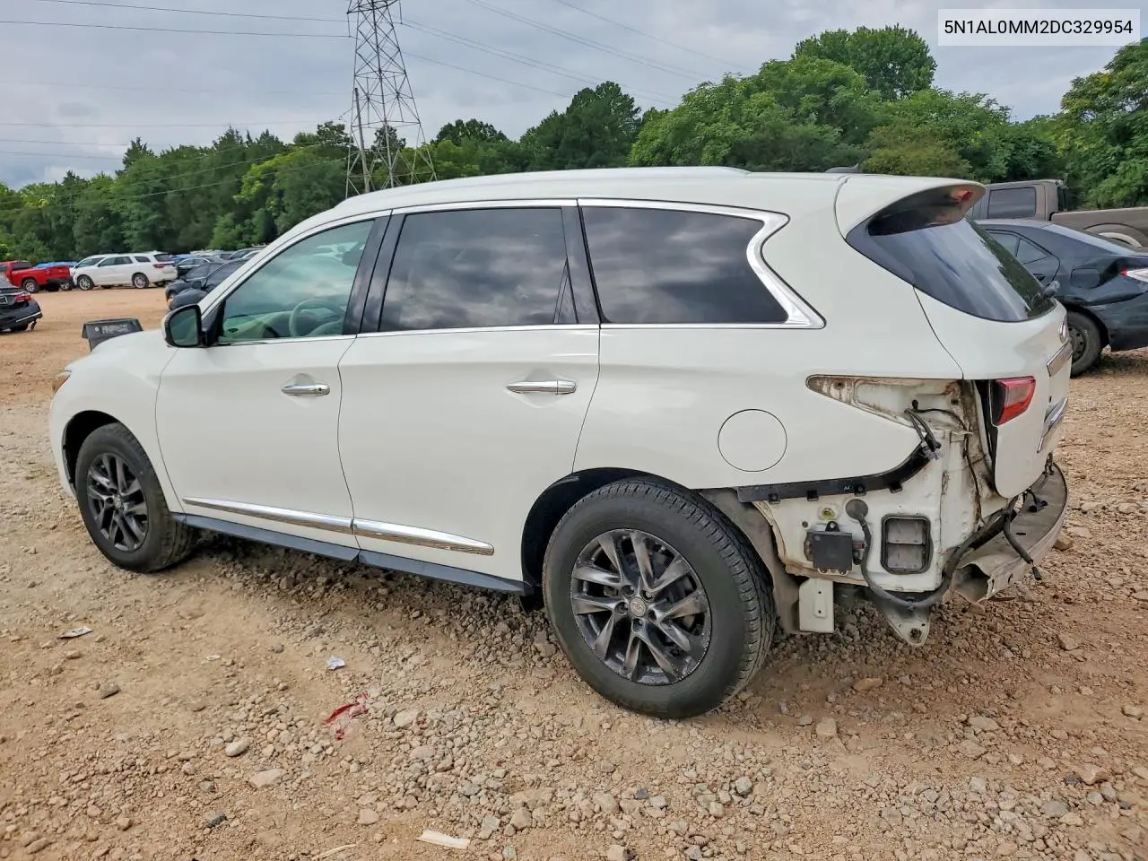 2013 Infiniti Jx35 Base VIN: 5N1AL0MM2DC329954 Lot: 58303946