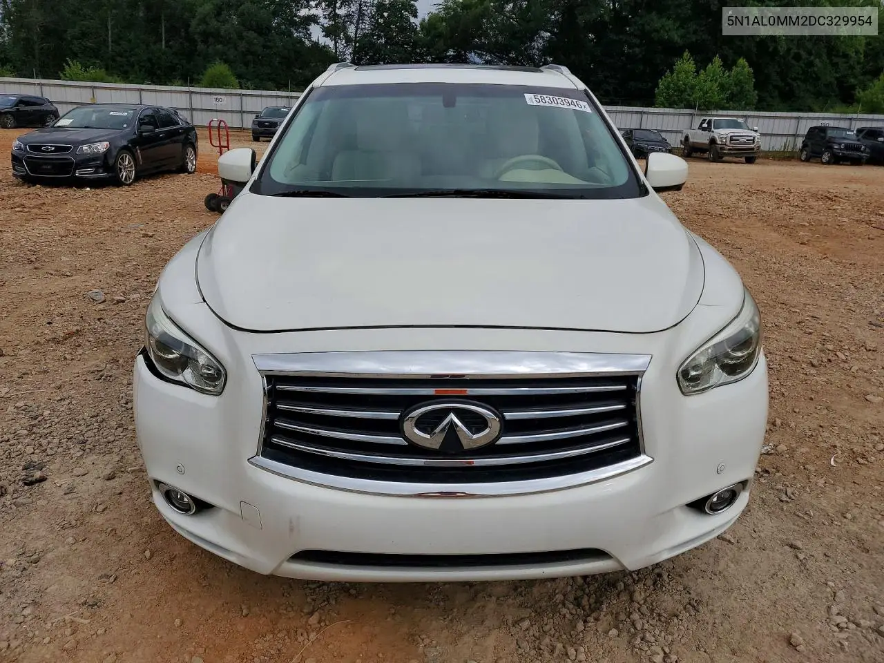 2013 Infiniti Jx35 Base VIN: 5N1AL0MM2DC329954 Lot: 58303946