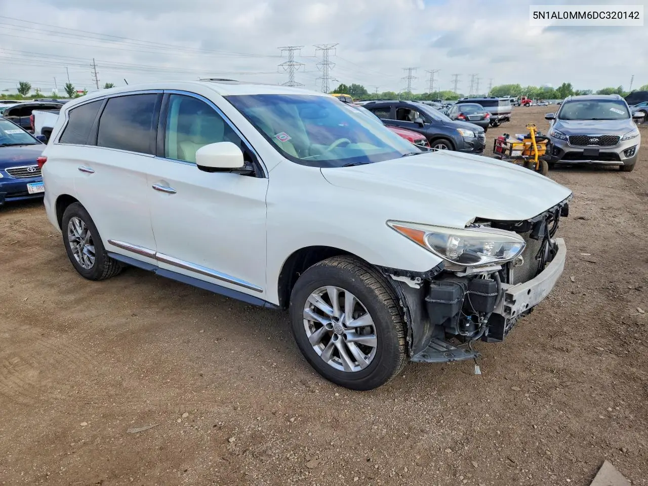 2013 Infiniti Jx35 Base VIN: 5N1AL0MM6DC320142 Lot: 58608156