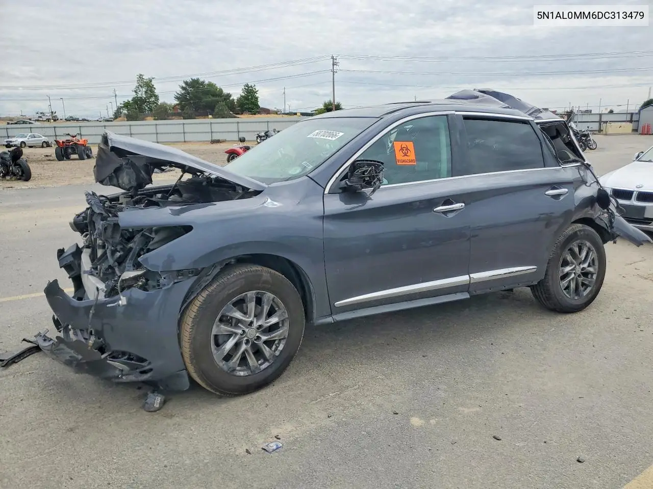 2013 Infiniti Jx35 Base VIN: 5N1AL0MM6DC313479 Lot: 58702066