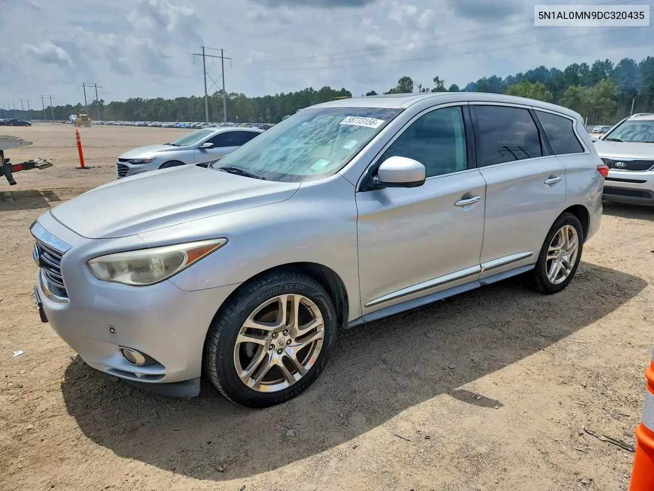 2013 Infiniti Jx35 Base VIN: 5N1AL0MN9DC320435 Lot: 58773156
