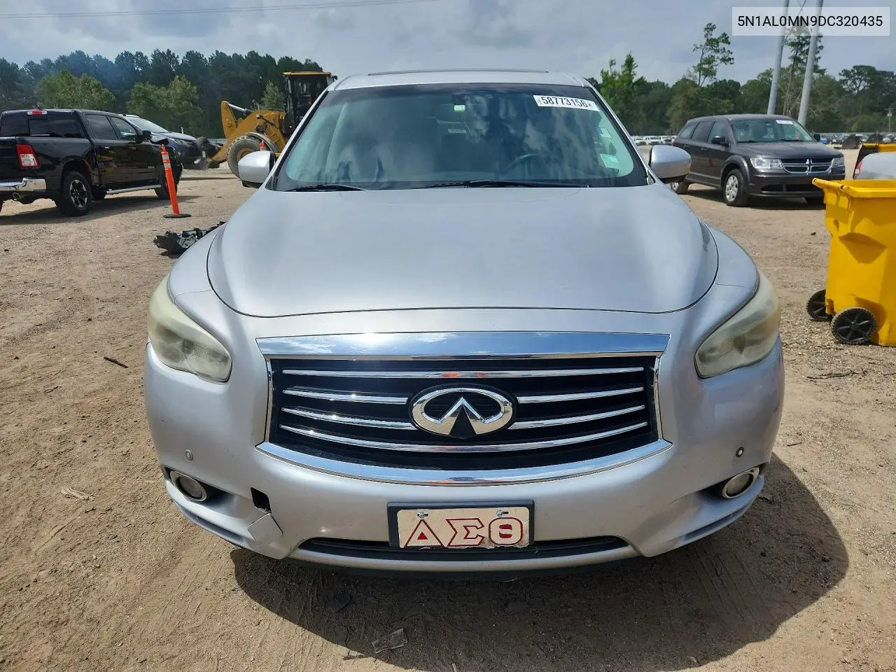 2013 Infiniti Jx35 Base VIN: 5N1AL0MN9DC320435 Lot: 58773156