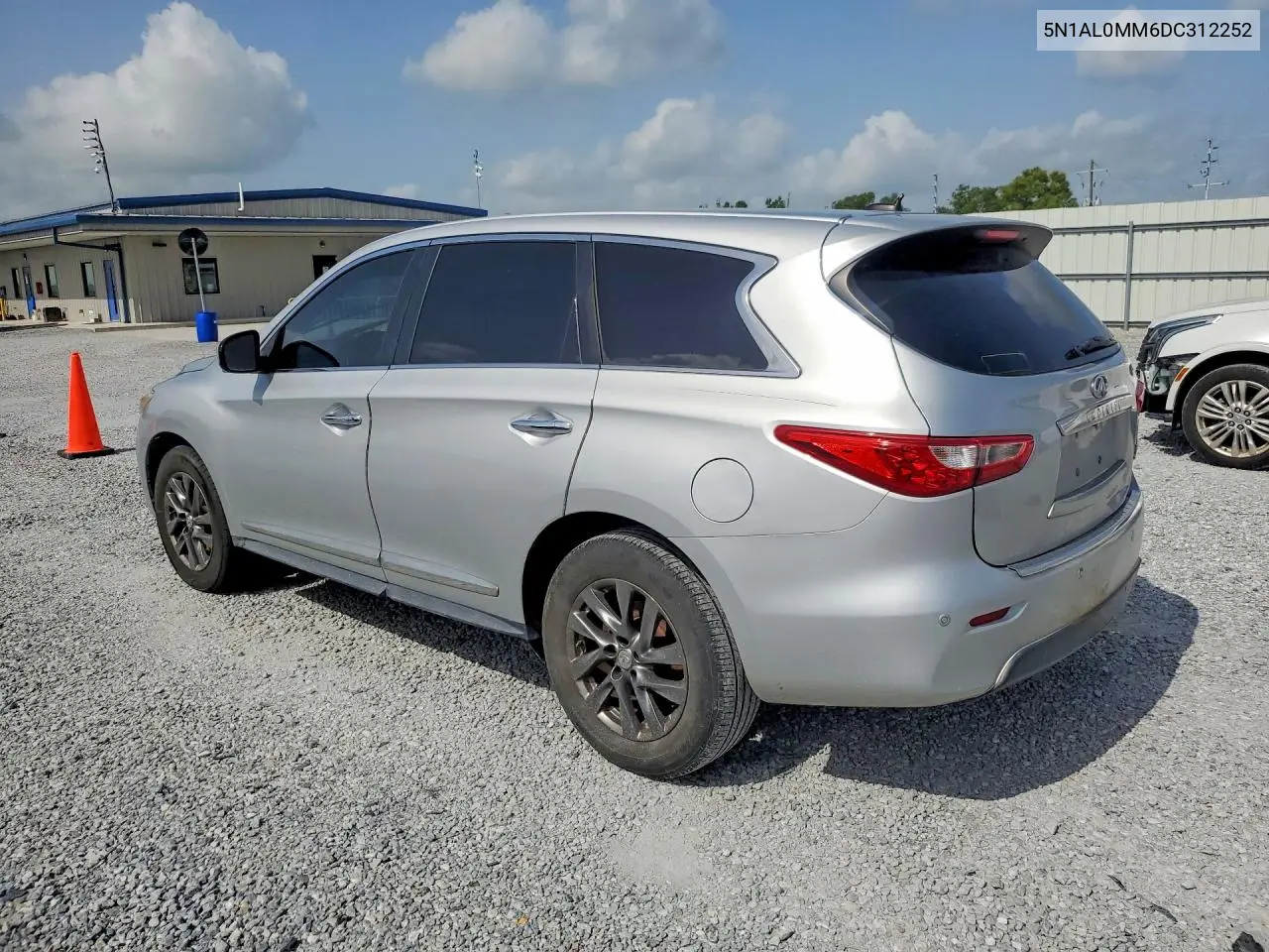 2013 Infiniti Jx35 Base VIN: 5N1AL0MM6DC312252 Lot: 59107736