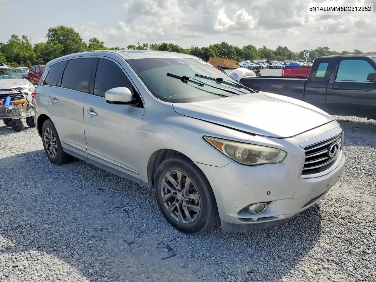 2013 Infiniti Jx35 Base VIN: 5N1AL0MM6DC312252 Lot: 59107736