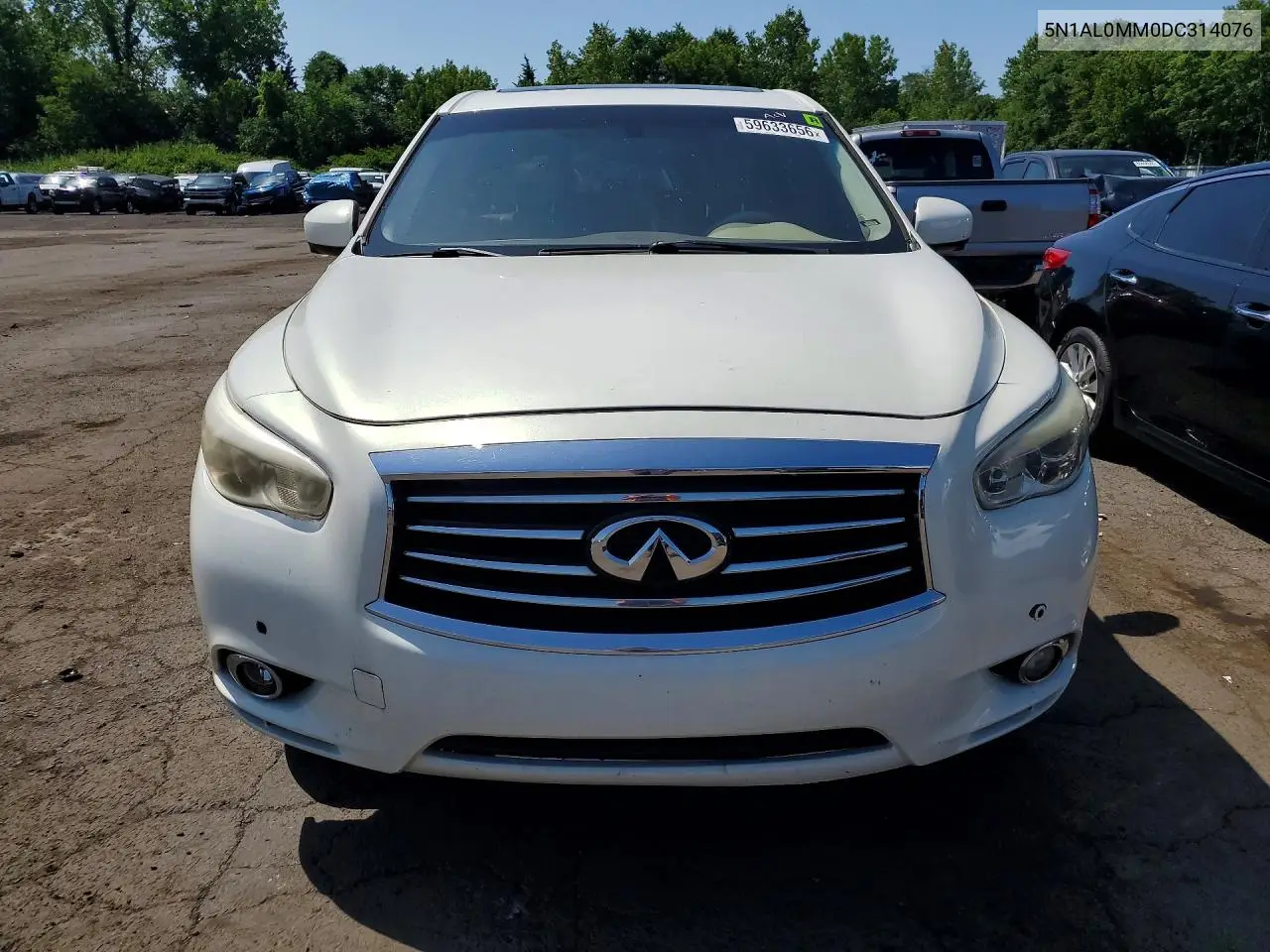 2013 Infiniti Jx35 Base VIN: 5N1AL0MM0DC314076 Lot: 59633656