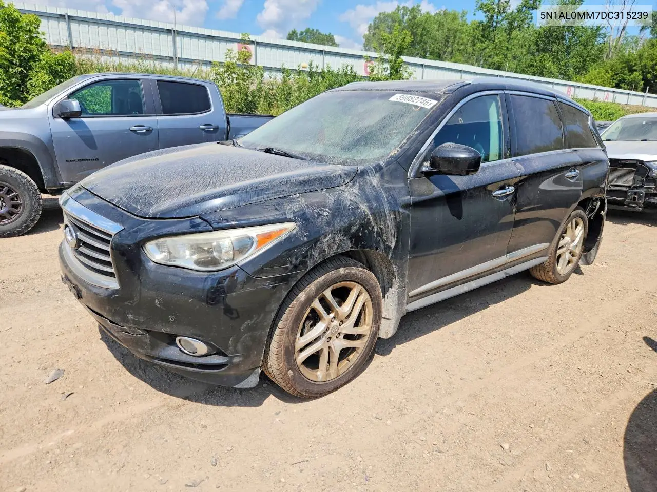2013 Infiniti Jx35 Base VIN: 5N1AL0MM7DC315239 Lot: 59882746