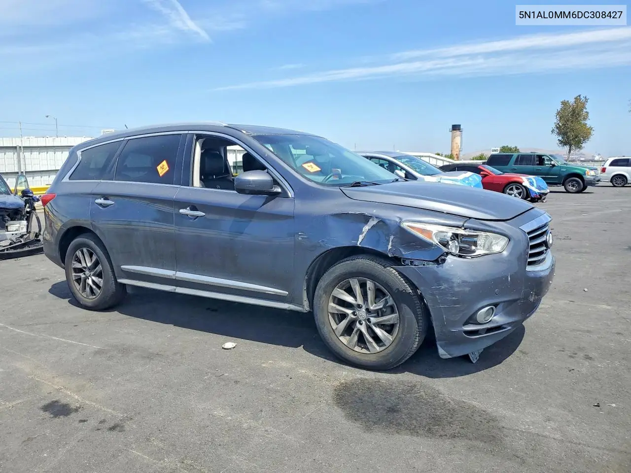 2013 Infiniti Jx35 Base VIN: 5N1AL0MM6DC308427 Lot: 59907166