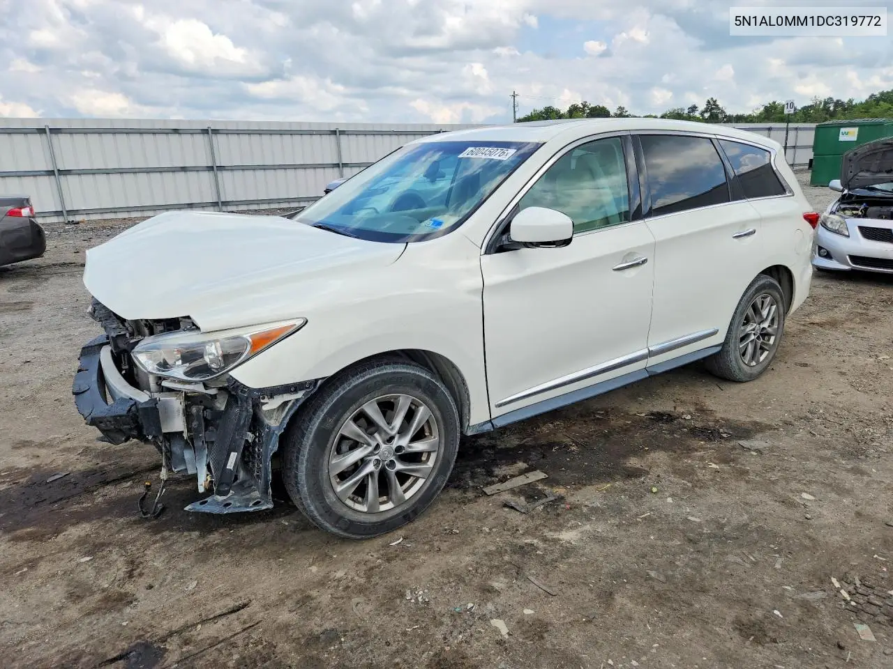 2013 Infiniti Jx35 Base VIN: 5N1AL0MM1DC319772 Lot: 60045076