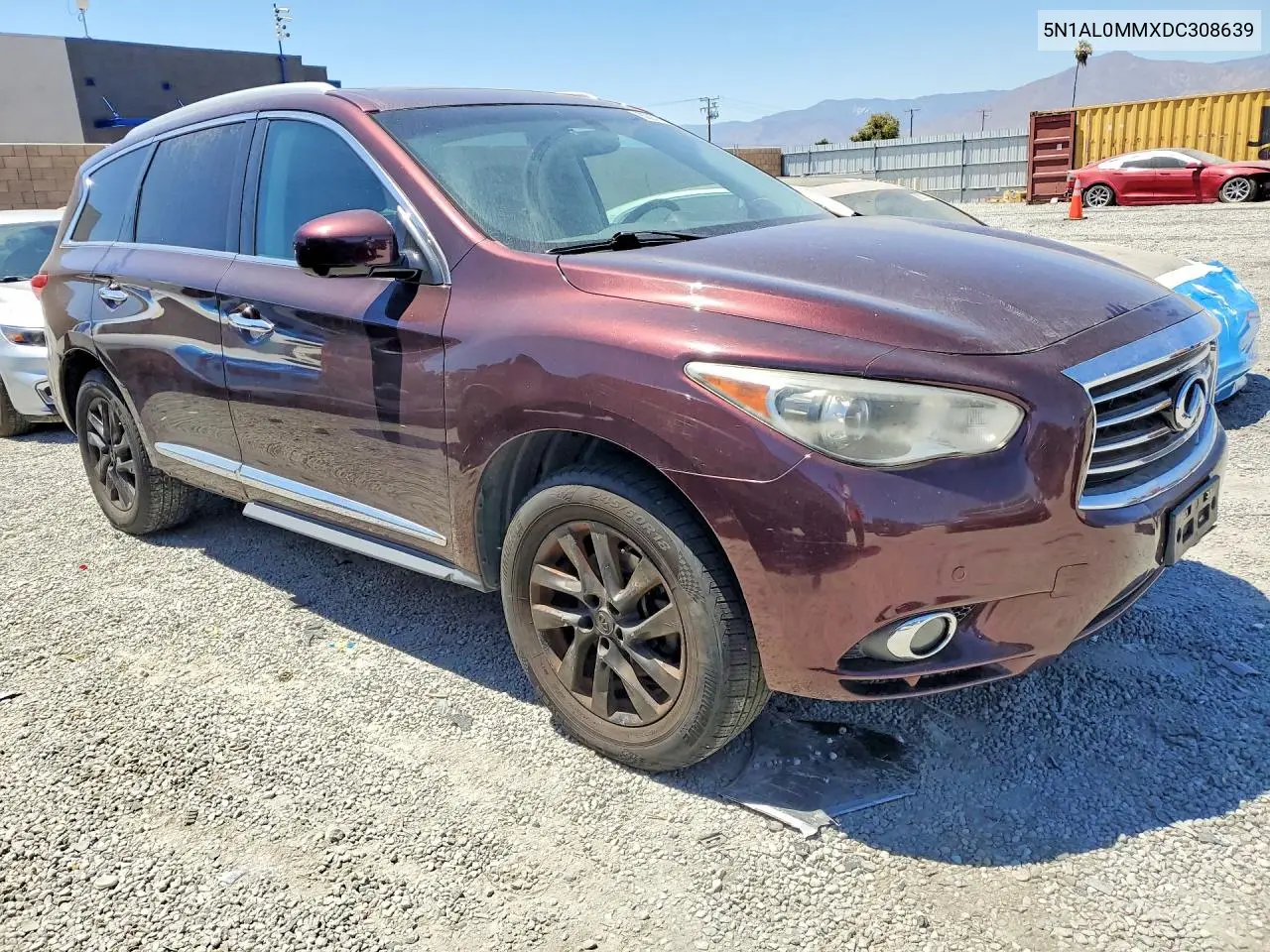 2013 Infiniti Jx35 Base VIN: 5N1AL0MMXDC308639 Lot: 60073996