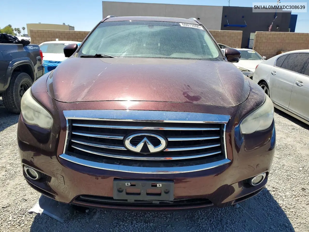 2013 Infiniti Jx35 Base VIN: 5N1AL0MMXDC308639 Lot: 60073996